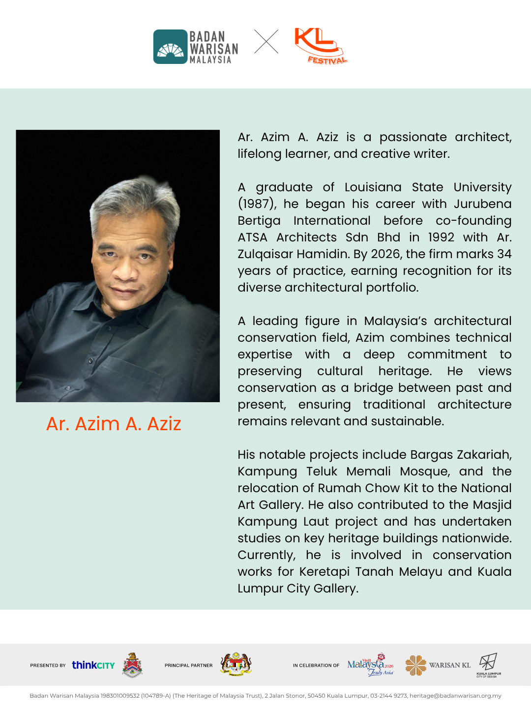 Kuala Lumpur – Past, Present and Future by Ar. Azim A. Aziz « © 2026 ...